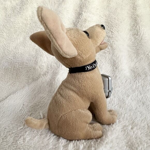 Taco Bell Yo Quiero Chihuahua With Microphone 6" Plush Toy No Sound - Picture 4 of 5